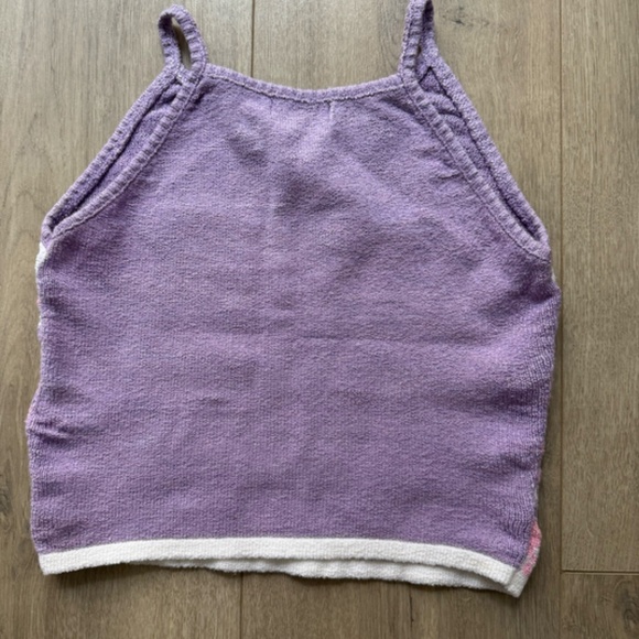 Vintage Morgan Pastel Crop Top - Picture 2 of 3